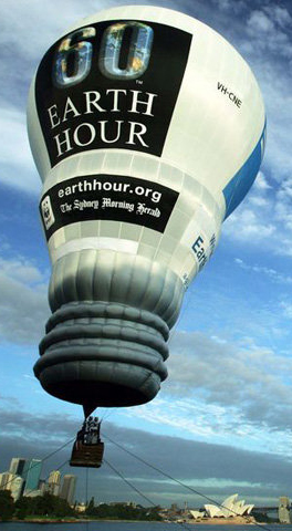 He bulb - Earth Hour - Sydney