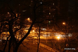 Intersecţie iluminată